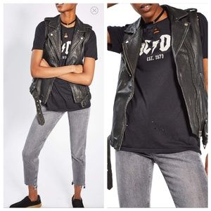 Topshop Leather Vest